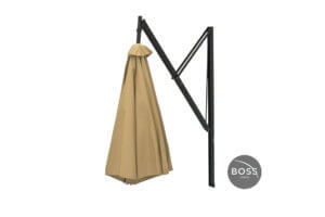 sand cantilever umbrella closing