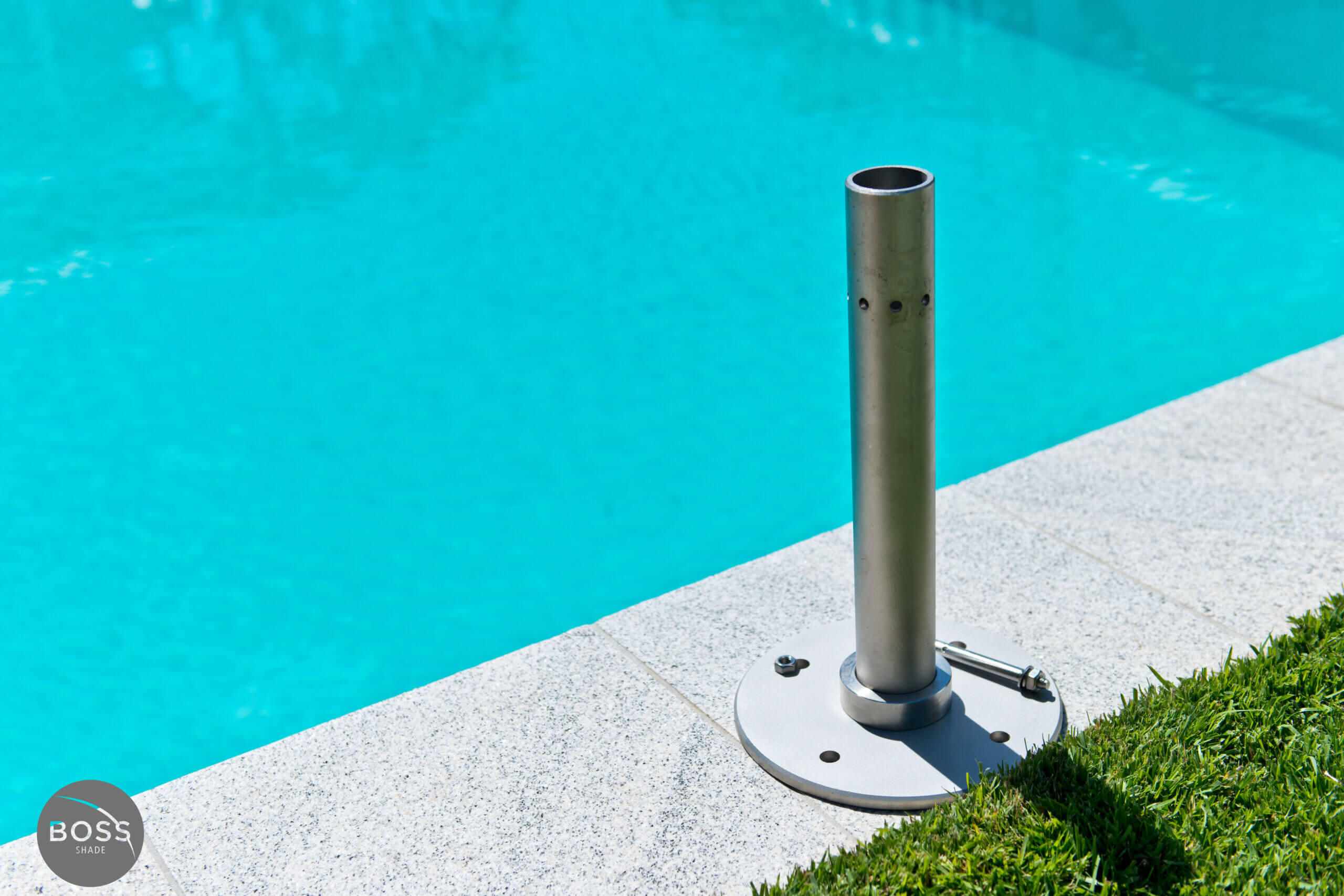 cantilever umbrella with stainless steel fittings base tube