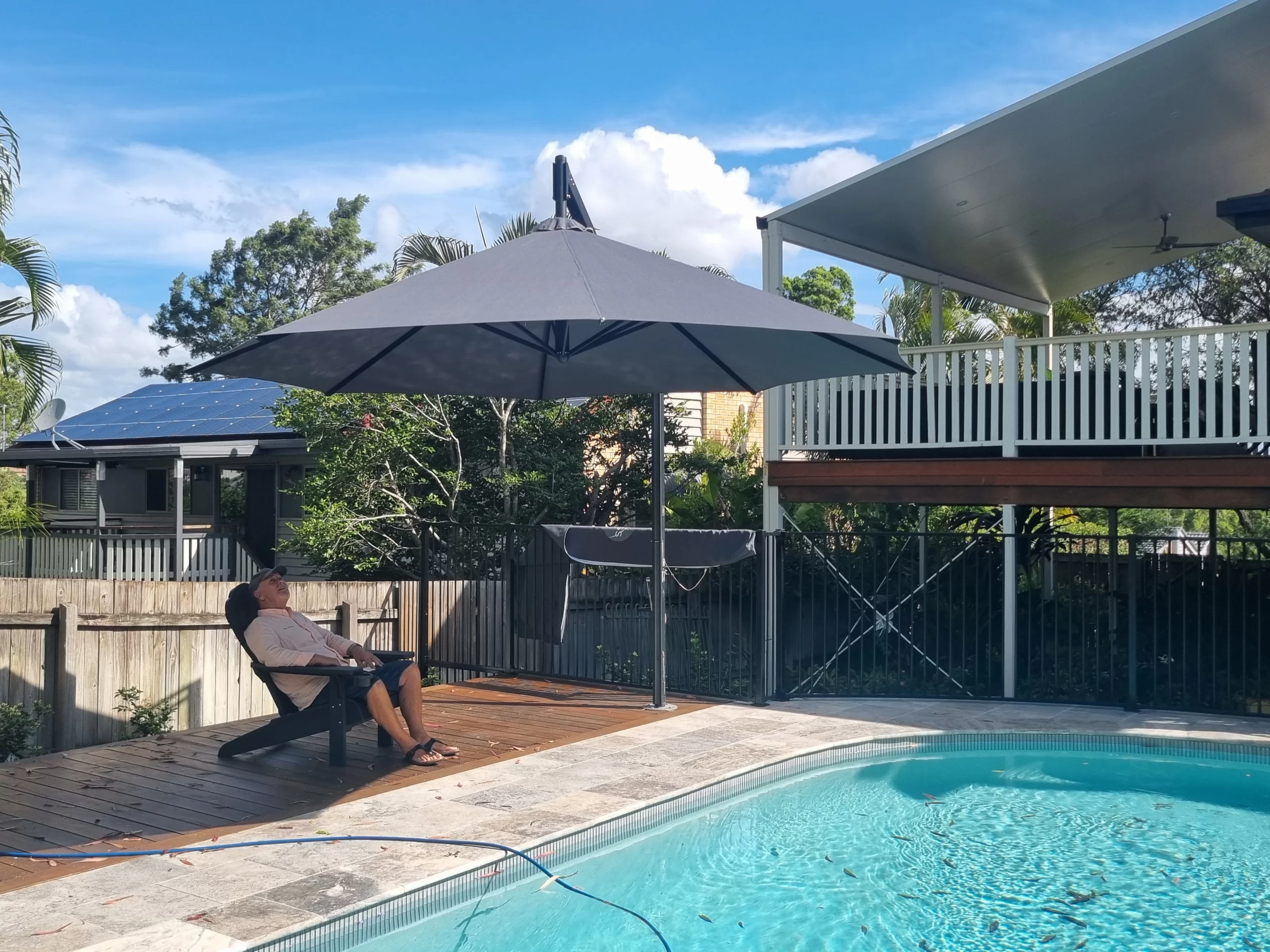 Umbrella By The Pool