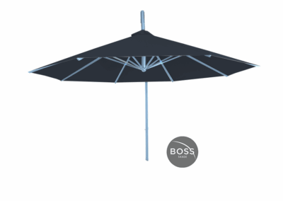 Charcoal Canvas Front View with Anodised Frame